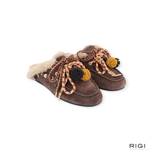 Toral Blanche Accessoire Bruin Suède Dames | RIGI
