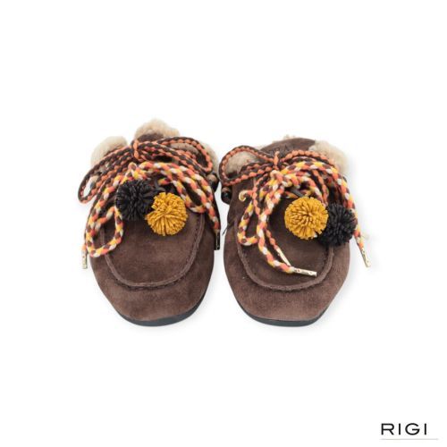 Toral Blanche Accessoire Bruin Suède Dames | RIGI