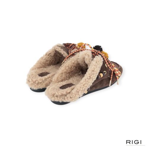 Toral Blanche Accessoire Bruin Suède Dames | RIGI