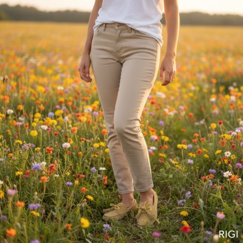Toral Shima Gold mocassin in licht geel voor dames, bootschoen look. 