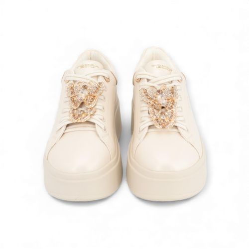 Tosca Blu Clara sneaker voor dames in beige. Tosca Blu Clara sneaker voor dames in beige.