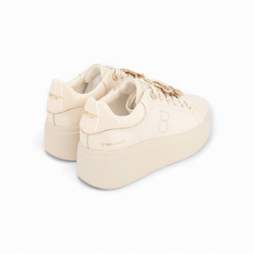 Tosca Blu Clara sneaker voor dames in beige. Tosca Blu Clara sneaker voor dames in beige.