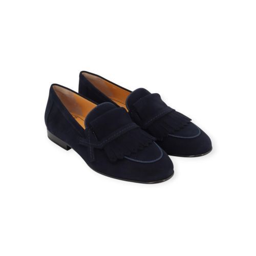 Truman’s 4205 mocassin voor dames in blauw suède
