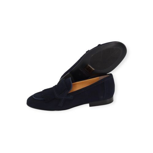 Truman’s 4205 mocassin voor dames in blauw suède
