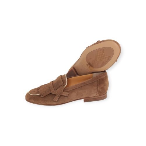 Truman’s 4205 mocassin voor dames in cognac suède.