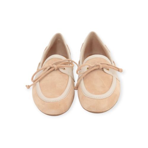 Truman’s 4355 mocassin voor dames in beige suède.