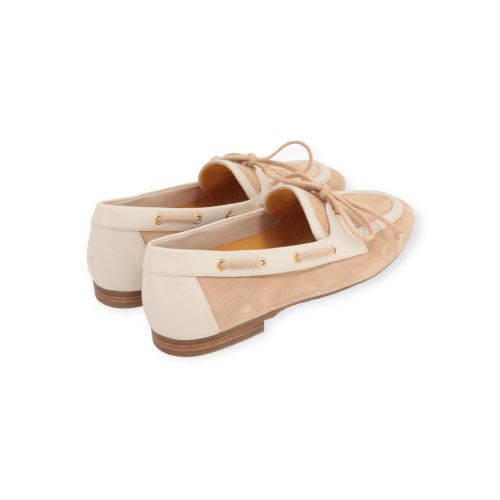 Truman’s 4355 mocassin voor dames in beige suède.