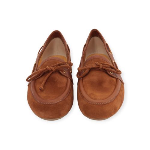 Truman’s 4355 mocassin voor dames in cognac suède.