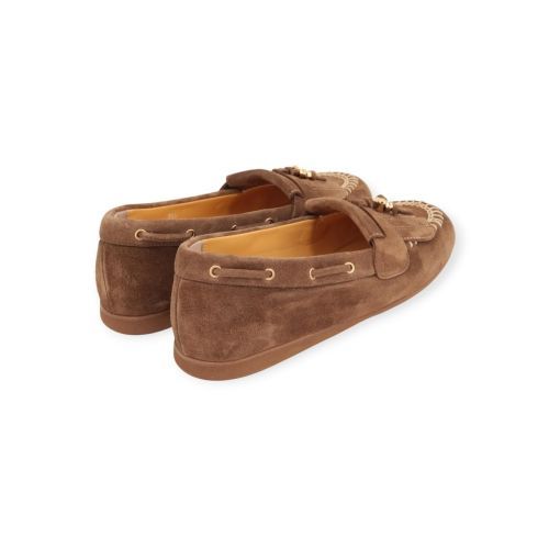 Truman’s 4357 mocassin voor dames in cognac suède. 