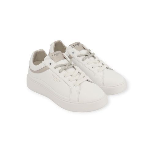 Twinset dames sneaker wit leer.