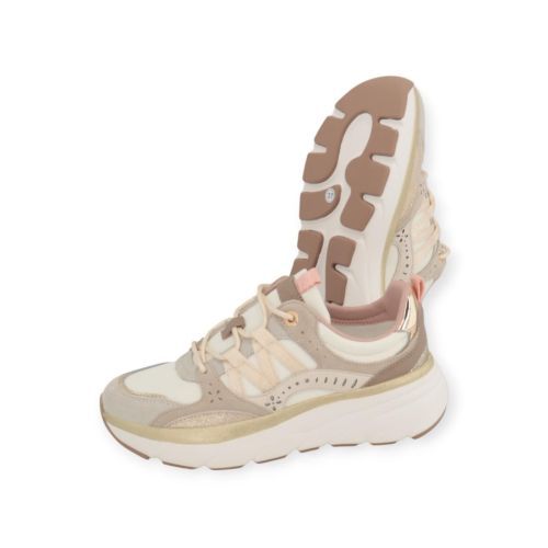 Twinset sneaker beige suede dames.