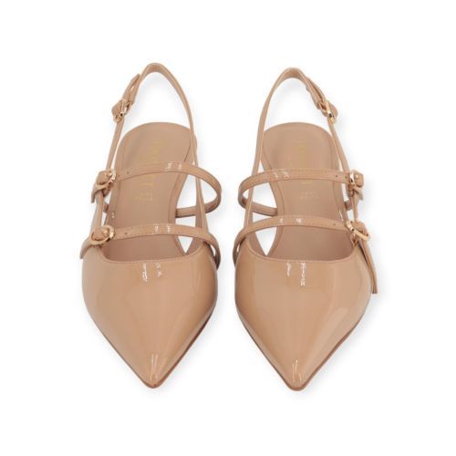 Twinset pump, slingback voor dames in beige-sand.