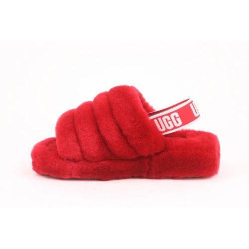 UGG Pantoffel Rood dames (1095119 Fluff Yeah Slide - 1095119 Fluff Yeah Slide) - Rigi