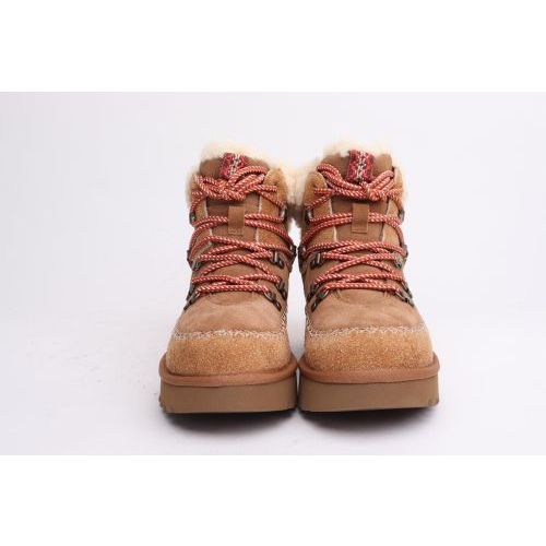 UGG Enkellaars - Boots Cognac dames (Classic Alpine Lace-up 1158271  - Classic Alpine Lace-up 1158271) - Rigi