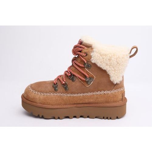 UGG Enkellaars - Boots Cognac dames (Classic Alpine Lace-up 1158271  - Classic Alpine Lace-up 1158271) - Rigi