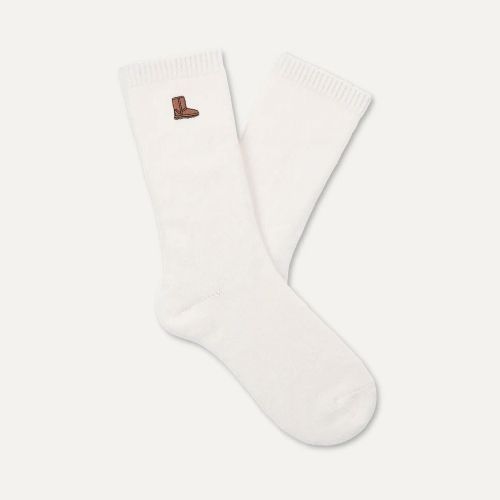 Ugg Classic Crew 3 Pack sokken van UGG voor dames in wit en beige. 