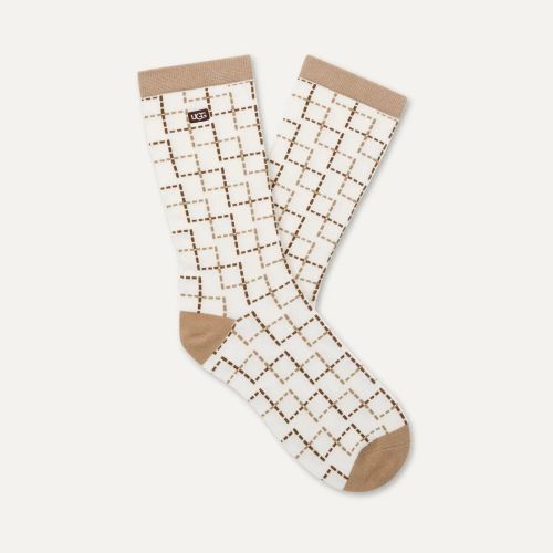 Ugg Classic Crew 3 Pack sokken van UGG voor dames in wit en beige. 