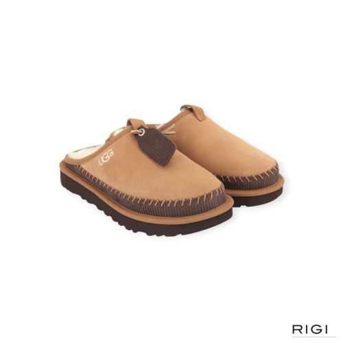 Ugg Classic Heritage slip-on in chestnut, cognac suède voor heren. Ugg Classic Heritage slip-on in chestnut, cognac suède voor heren.