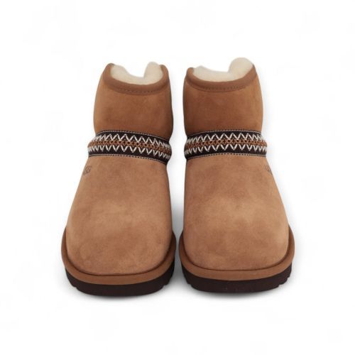 UGG Enkellaars - Boots Cognac dames (Classic Mini Crescent 1158262 - Classic Mini Crescent 1158262) - Rigi