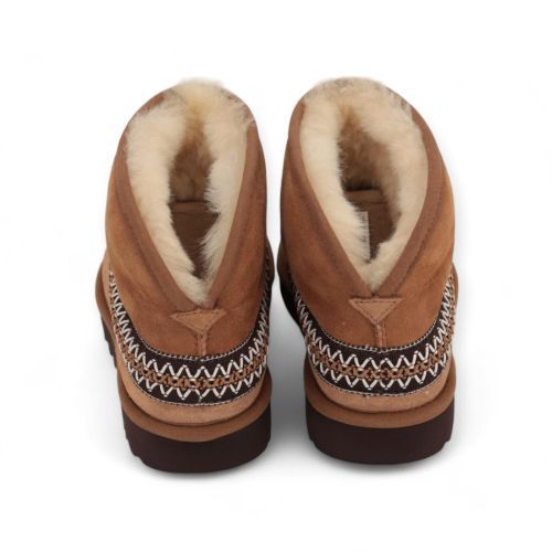 UGG Enkellaars - Boots Cognac dames (Classic Mini Crescent 1158262 - Classic Mini Crescent 1158262) - Rigi