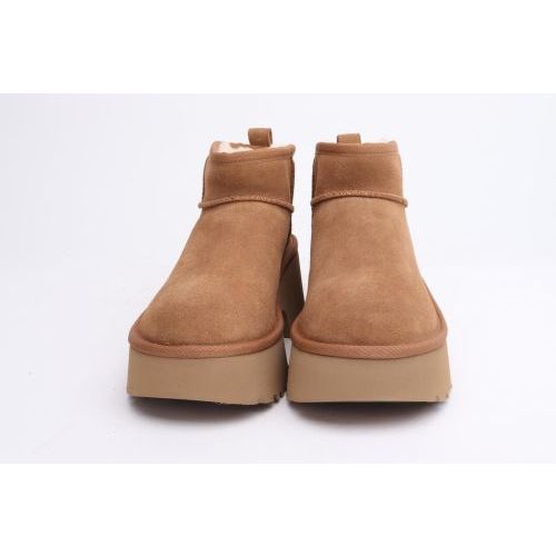 UGG Enkellaars - Boots Cognac dames (Classic Ultra Mini New Heights 1158311 - Classic Ultra Mini New Heights) - Rigi