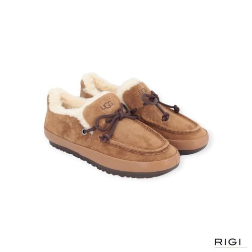Ugg Quill Slip-On pantoffel in cognac, chestnut suède voor dames. Ugg Quill Slip-On pantoffel in cognac, chestnut suède voor dames.