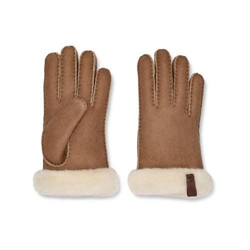 UGG Handschoen Cognac dames (Shorty Cuff Glove 17367 - Shorty Cuff Glove 17367) - Rigi