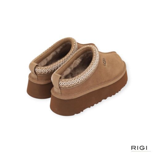 Ugg Tazz II pantoffel voor dames in lichtbruin, light bronze suède voor dames. 