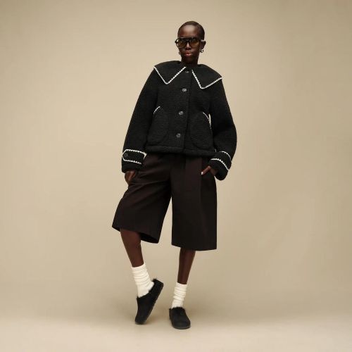 Ugg Tyla Slouchy Crew II sokken in NMB, offwit voor dames. 