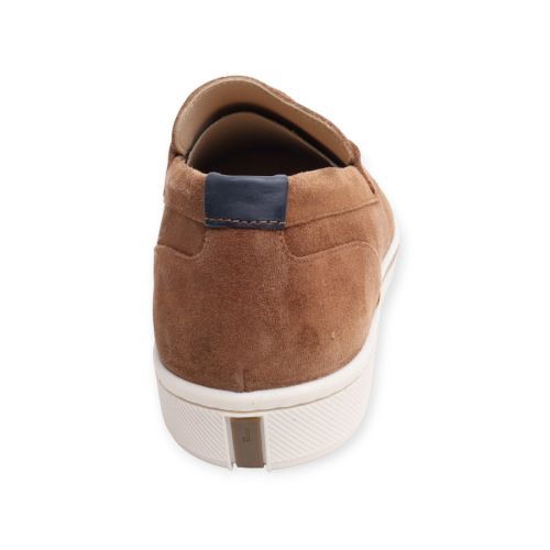 Van Bommel Bora 04.02 mocassin voor heren in lichtbruin suède.