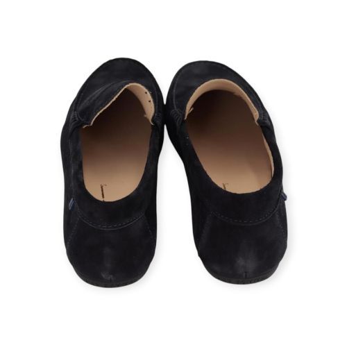 Van Bommel heren mocassin / loafer blauw suede leer.