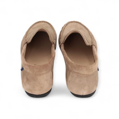 Van Bommel heren mocassin / loafer sand suede leer.