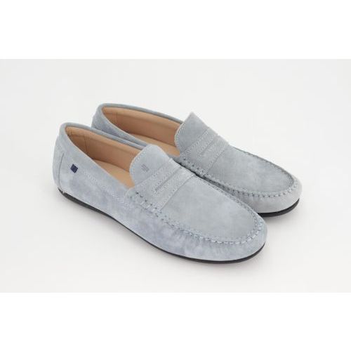 Van Bommel Mocassins - Loafers Licht blauw heren (SBM-40017-42-01 Elba 01.10 - SBM-40017-42-01 Elba 01.10) - Rigi