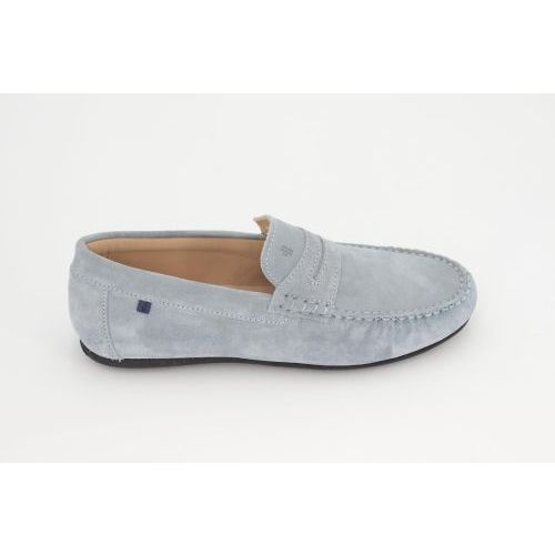 Van Bommel Mocassins - Loafers Licht blauw heren (SBM-40017-42-01 Elba 01.10 - SBM-40017-42-01 Elba 01.10) - Rigi