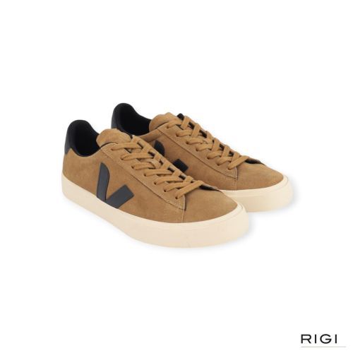 Veja Campo sneaker in cognac suède voor heren. 