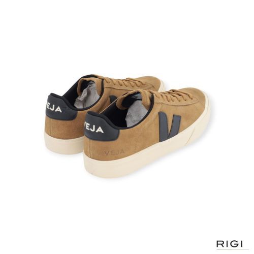 Veja Campo sneaker in cognac suède voor heren. 