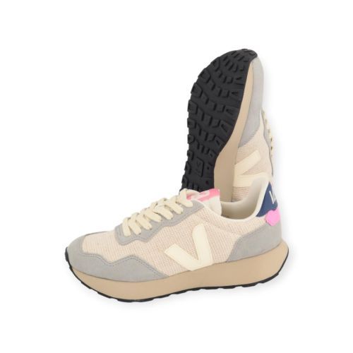 Veja Paulistana dames sneaker in beige met grijs. Veja Paulistana dames sneaker in beige met grijs.