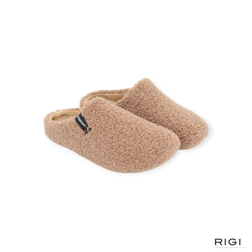 Verbenas Eagle Nairobi pantoffel in camel wol voor heren. Verbenas Eagle Nairobi pantoffel in camel wol voor heren.