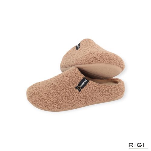 Verbenas Eagle Nairobi pantoffel in camel wol voor heren. Verbenas Eagle Nairobi pantoffel in camel wol voor heren.
