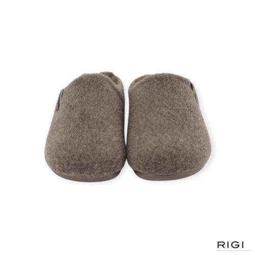 Verbenas Eagle Picos pet tone pantoffel in kaki stof voor heren.