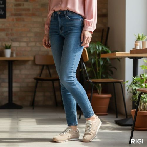 Verbenas Jamaica Serraje dames sneaker in beige suede.