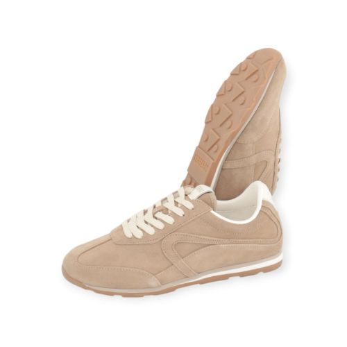 Verbenas Jamaica Serraje dames sneaker in beige suede.