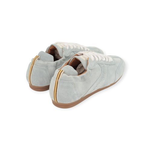 Via Vai June Haylee dames sneaker in licht blauw suede.