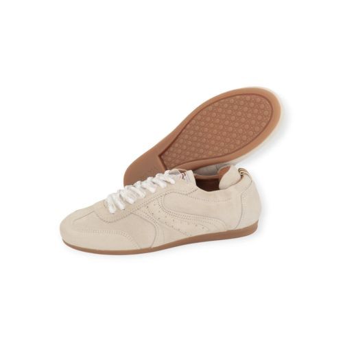 Via Vai June Haylee dames sneaker in zand suede.