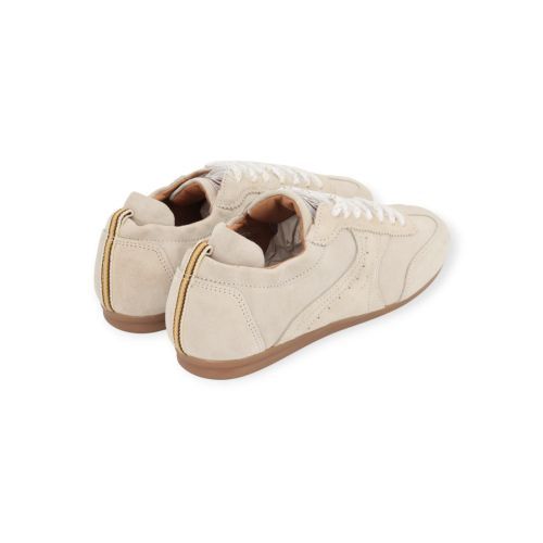 Via Vai June Haylee dames sneaker in zand suede.