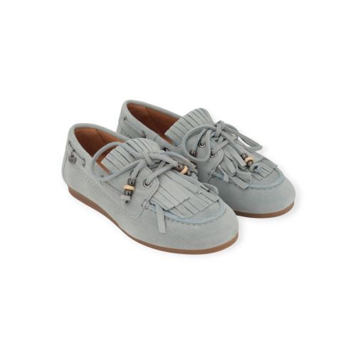 Via Vai June Loua mocassin in licht blauw suède voor dames. 