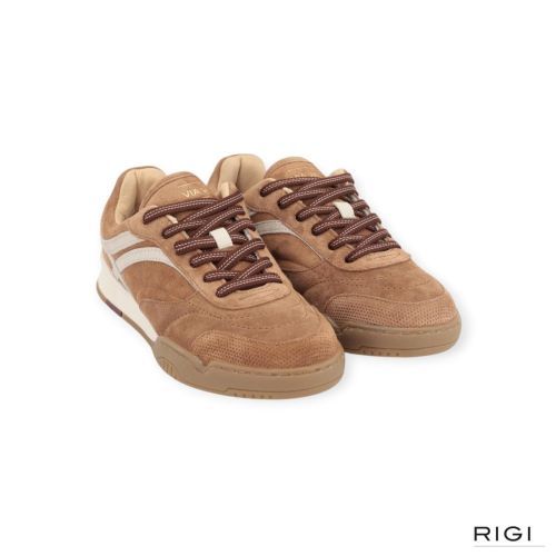 Via Vai Kris Dante sneaker in cognac suède voor dames. 