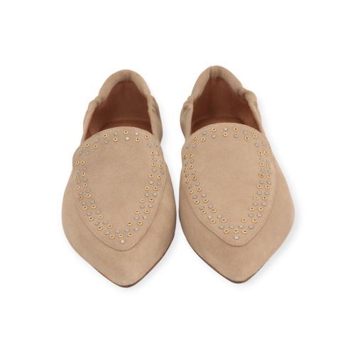 Via Vai Lola Gabriel mocassin in sand suède voor dames. 