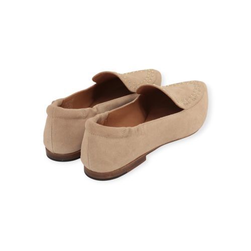 Via Vai Lola Gabriel mocassin in sand suède voor dames. 