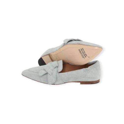 Via Vai Lola Rayne mocassin in lichtblauw suède voor dames.